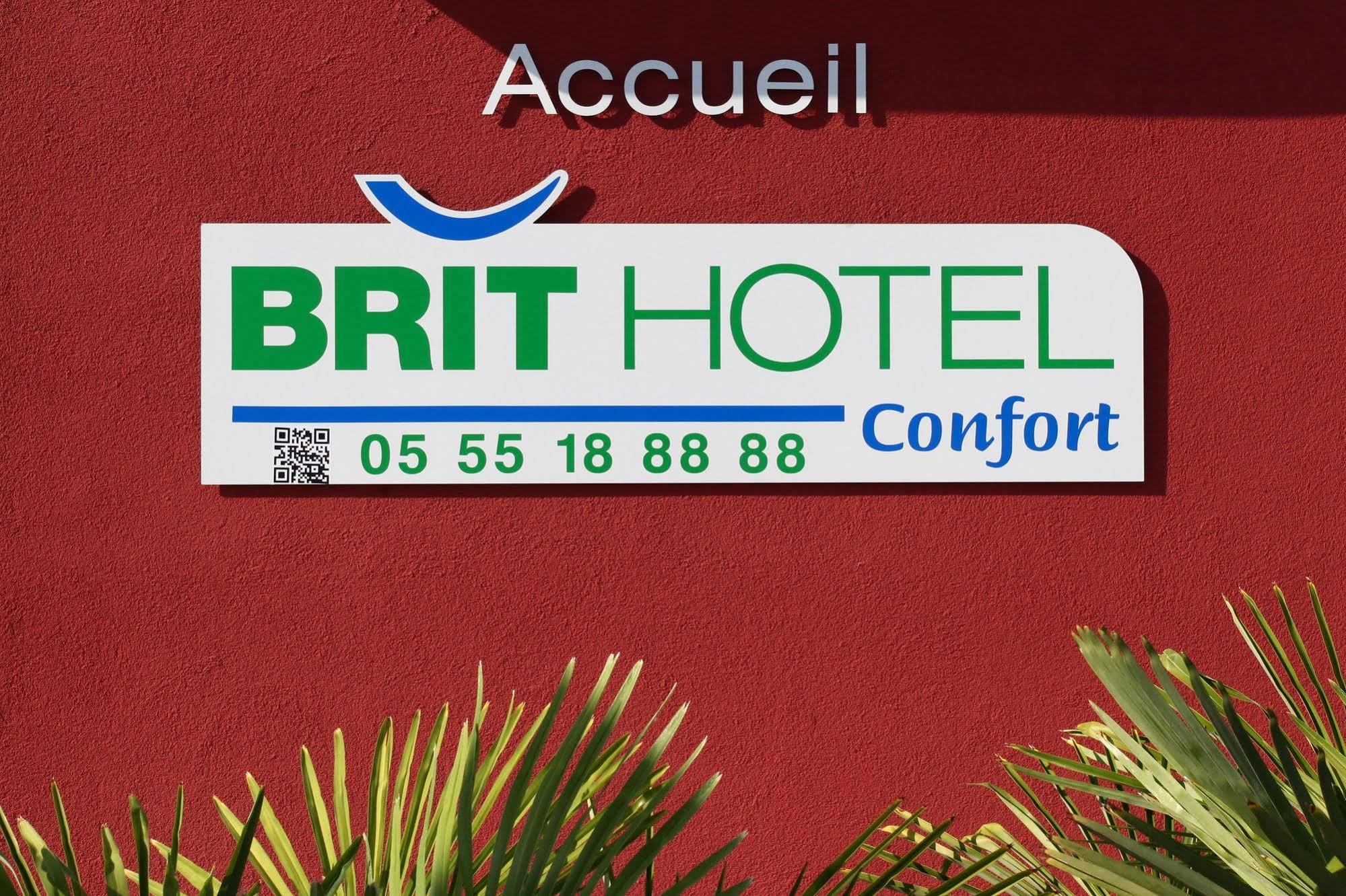 Brit Hotel Brive La Gaillarde - Restaurant La Limousine Malemort Exterior foto